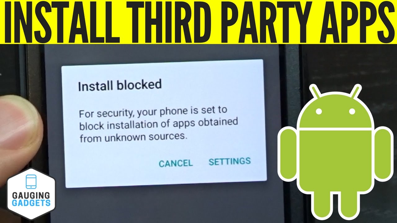 Mac install third party apps on android